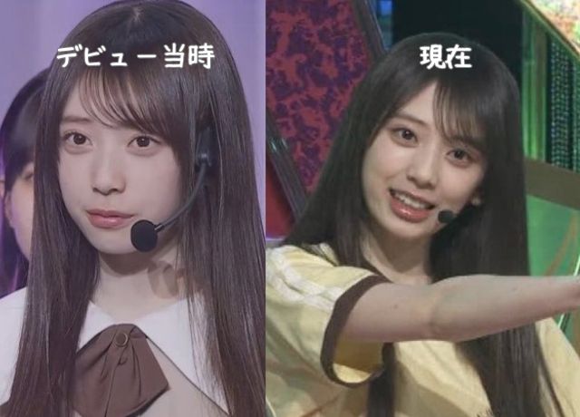 デビュー当時と現在では顔の違う