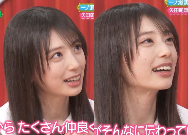 矢田萌華の口周りも痩せて気になる